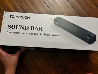 Sound Bar for TV, 50W Bluetooth 5.4 Soundbar with Subwoofer, 3D Surround Sound System with Optical/AUX/RCA/USB  Brand New   Only pick up