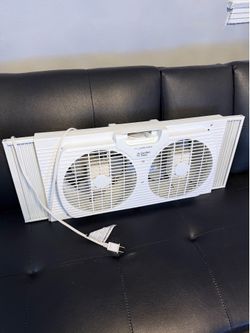 Comfort Zone 9-Inch Twin Window Fan