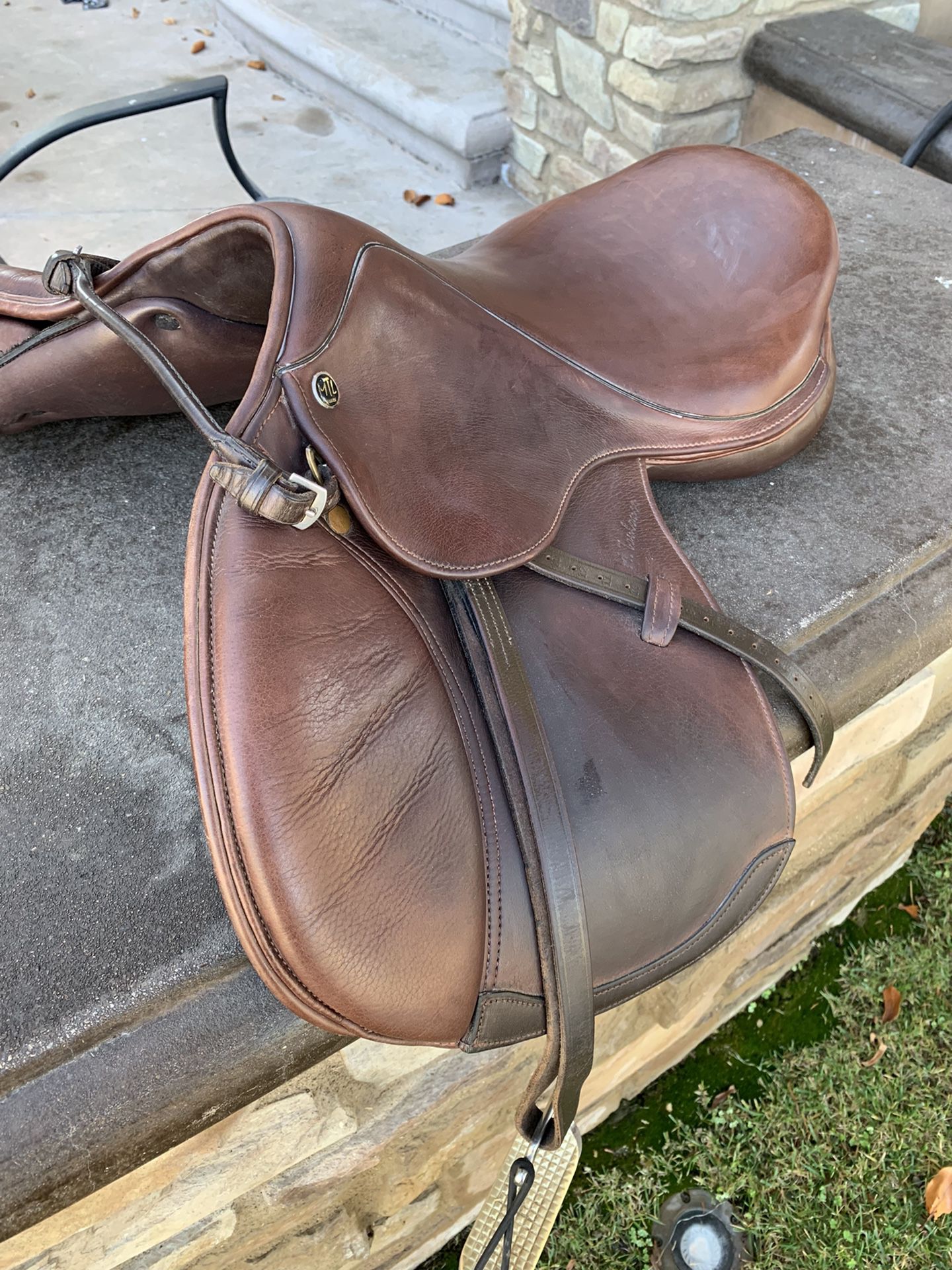 Horse saddle and riding gear