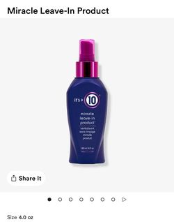 It’s a 10 leave in conditioner
