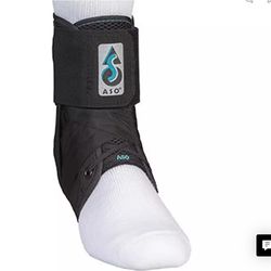 Med Spec ASO Ankle Stabilizer (Medium, Black) – Ankle Brace for Sprained Ankle and Peroneal Tendonitis, Orthopedic Ankle Support for Men, Women, Adult