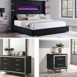 New Bedroom Set In Box 📦 Buy Now Pay Later $39 Down No Credit Needed 