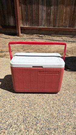 Coleman Hard Cooler Red with Handle