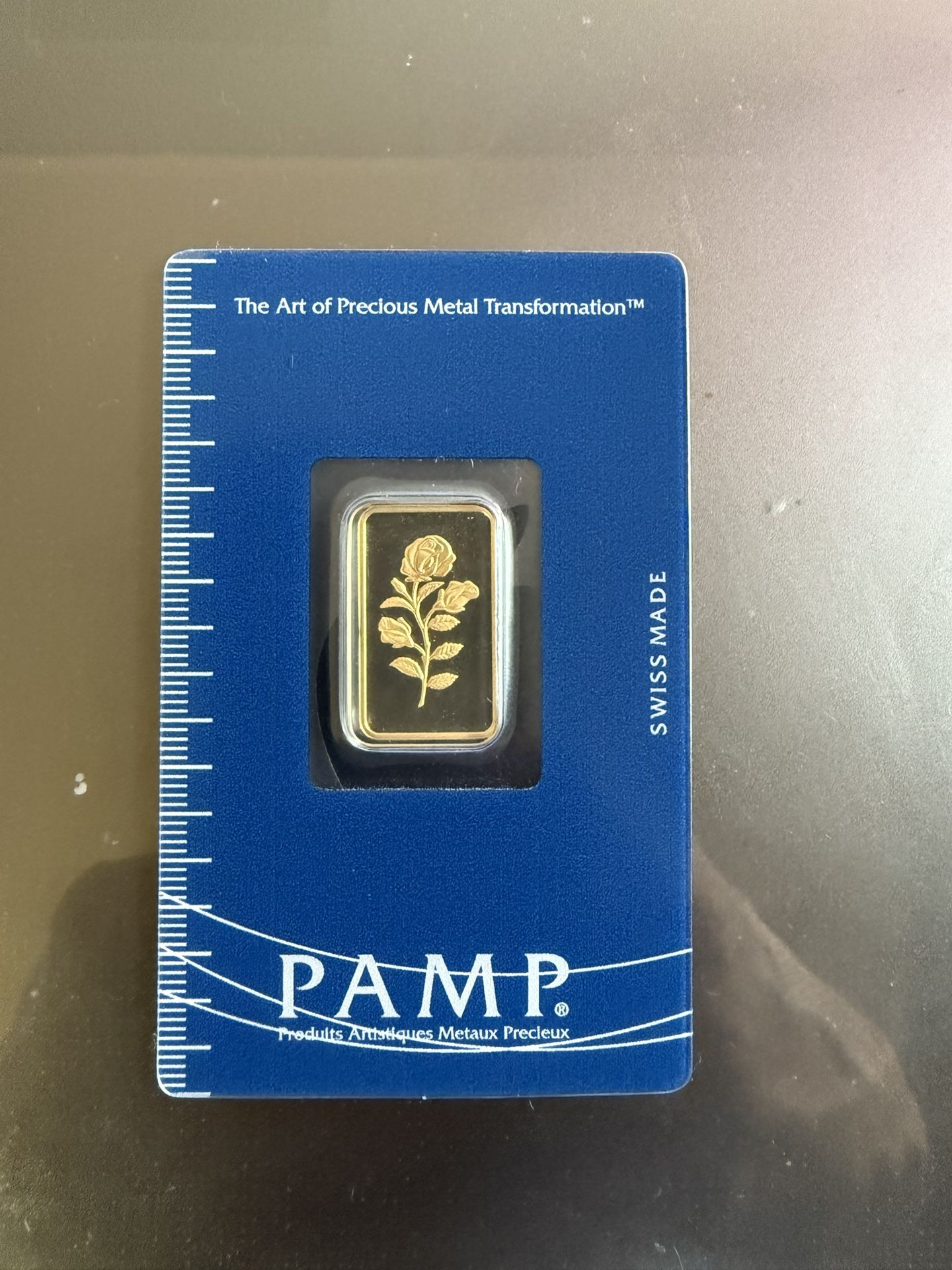PAMP Rosa 5 Gram Gold Bar 24k Gold
