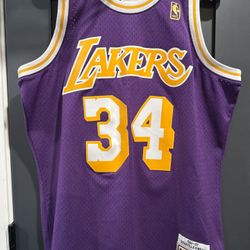 Mitchell And Shaquille O’neal Throwback Jersey