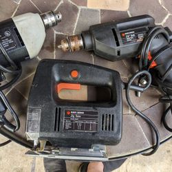 2 Drills And Jigsaw All Great Condition 