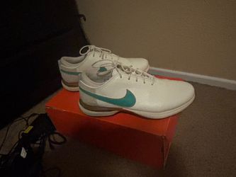 Blue and white Nike, 10 in men