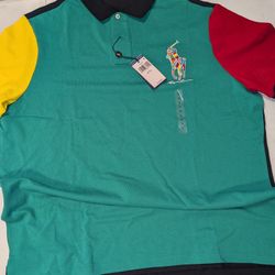 New men's polo XL short sleeve Collared Shirt