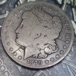1879 CC Morgan Silver Dollar 