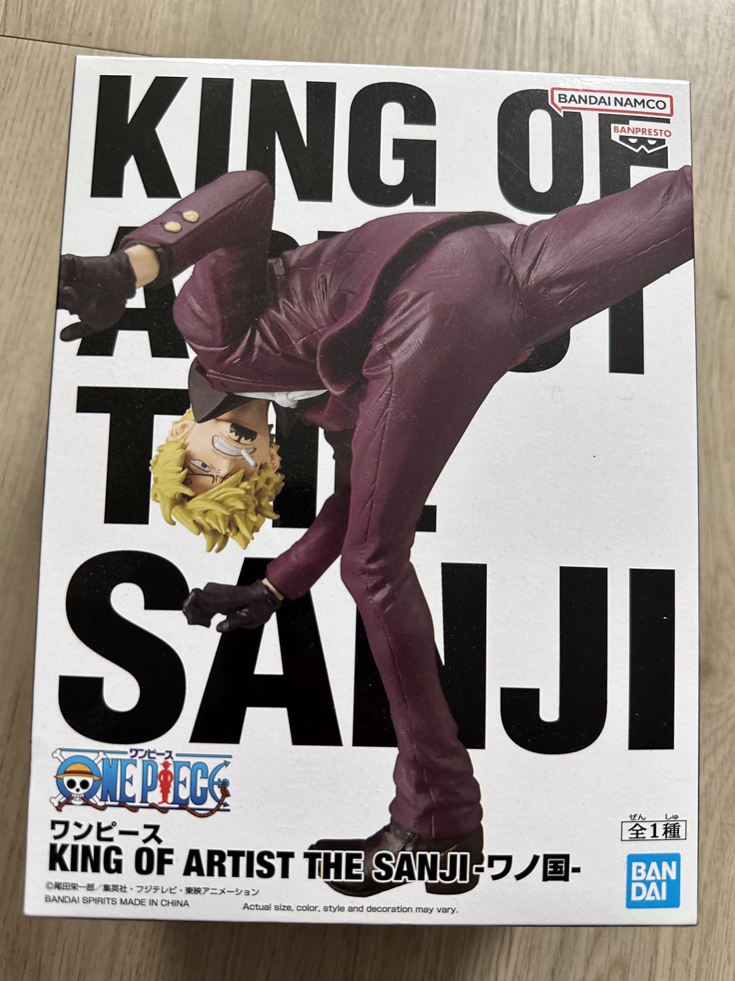 $25 BANDAI - Banpresto - One Piece - King Of Artist - The Sanji - Wanokuni Figure NEW