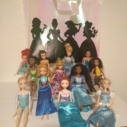 Barbie Disney Princesses Doll Collection 12 Included