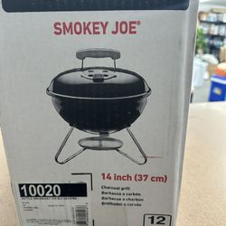 Webber 14 Inch Smoky Joe Grill New In Box