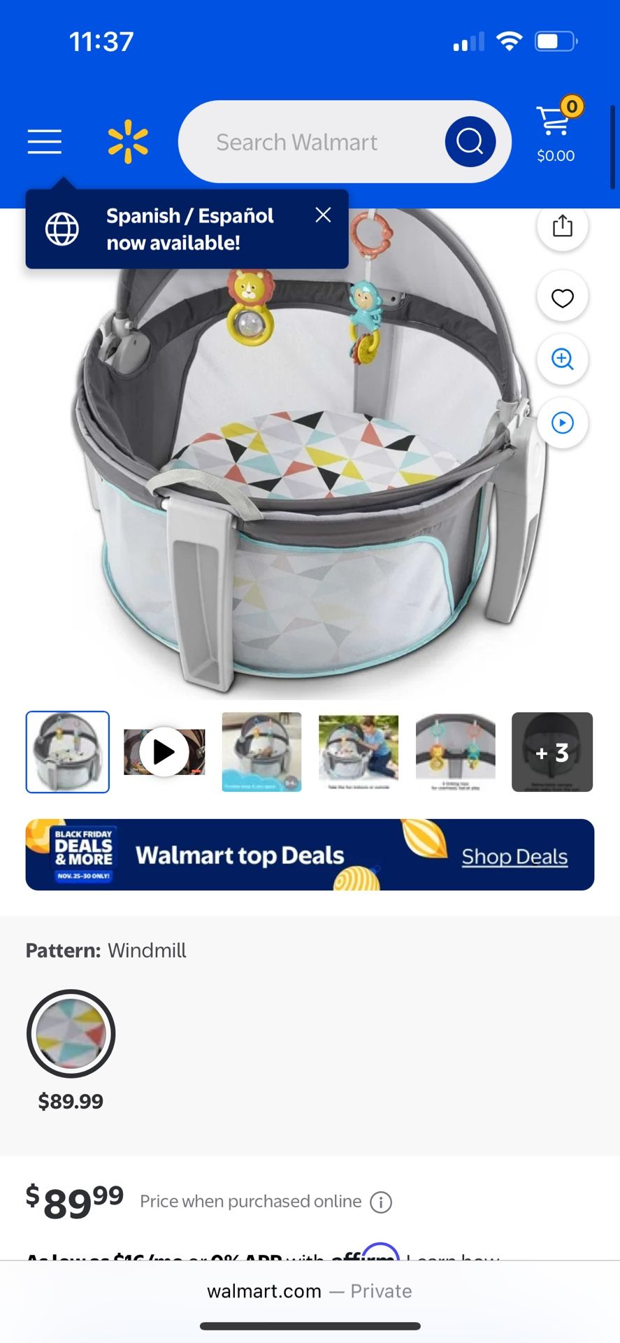 Fisher Price Baby On The Go Dome