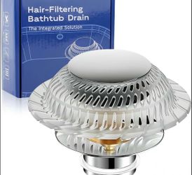 Bathtub Drain Stopper Pop up Tub Stopper Strainer Hair Catcher Shower Drain