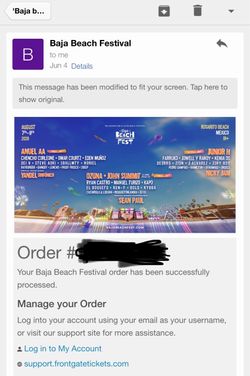 Baja Beach Fest 2026 Ticket