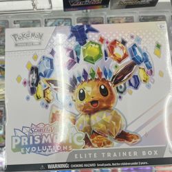 Pokemon Prismatic Evolution Elite Trainer Box