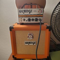 Orange Micro terror 8 inch with head and all the cables (guitar amp and cab)