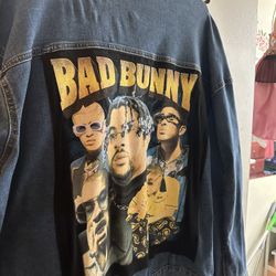 Bad Bunny 3X jean jacket