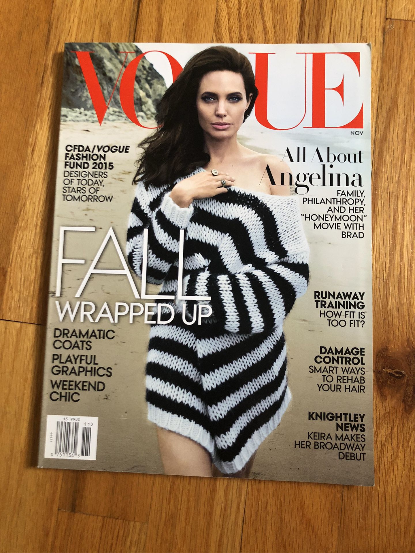 Angelina Jolie Magazine Stack