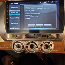 9 inch Android 14 Car Stereo for Honda Fit 2002- 2008 