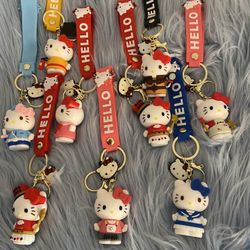 🎁🎁🎁HERMOSOS LLAVEROS DE HELLO KITTY CADA UNO $5