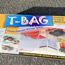 T-bag for boat, T-TOP & Bimini top 37”x20”x6”