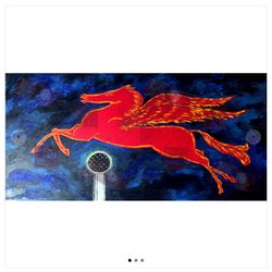 Dallas fly by - original painting