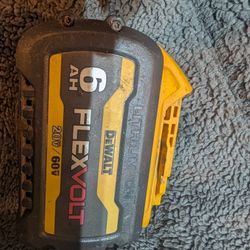 DeWalt 20v Battery Flex 6amp 