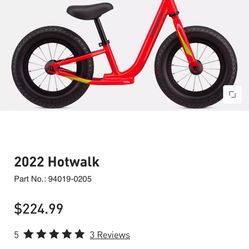 Specialized hotwalk red 12 inch 2022 