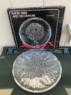 Glass Serving Plate