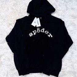 Black VVS Spider Hoodie 