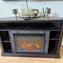 Tv stand And Fireplace