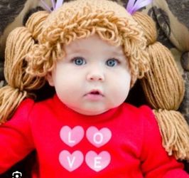 Cabbage patch wig for toddler (costume)
