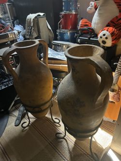 Large Pottery Vases 