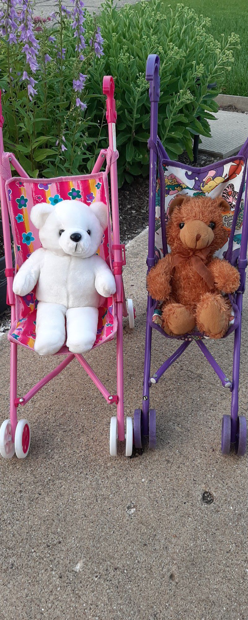 Play Strollers with Stuffed Animals