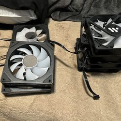 PC FANS ( Rgb infinity Mirror & Regular Rgb 