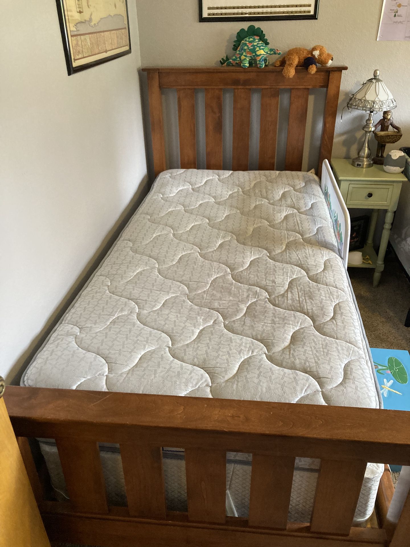 Twin Bed With Mattress And Box Spring