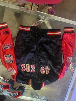 SF 49ers Super Bowl Satin Starter Jacket