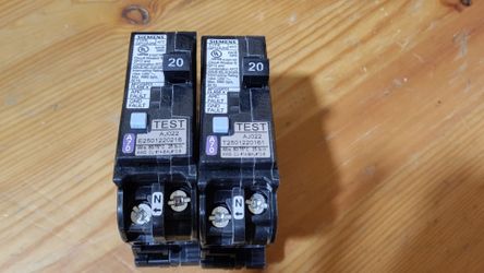 Full box 10 Siemens Breakers 20A AFCI/GFCI QFGA2N