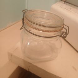 Cool Italian Glass Locking Container 