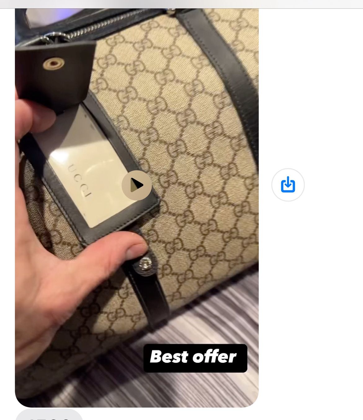 Gucci Ruffle Bag