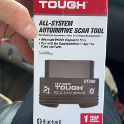 All systems automotive scan tool, hyper tough H2 500 Bluetooth fix your car or truck easily