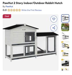 Paw Hut Indoor / Outdoor Rabbit Hutch