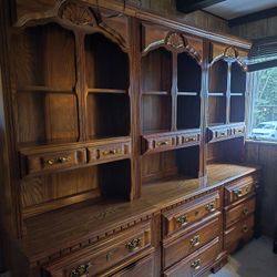 China Hutch Dresser Set 
