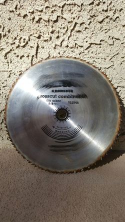 Sears Craftsman 8 1/4" Kromedge Crosscut Combination Saw Blade w 5/8" Arbor Hole.