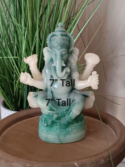 Ganesha Statue 7 Inch Resin Figurine