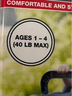 Bike Child Carrier (ages 1-4 / 40 lb max)