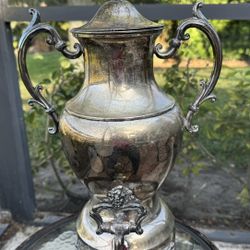 Vintage Silver plated Eton Electric Coffee Urn 