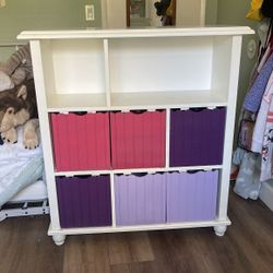 Storage Drawers With Bookshelf