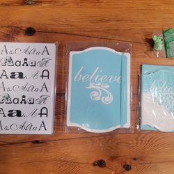 2 New Hardcover Journals With Matching Notecards & Pencil Eraser - Michael's